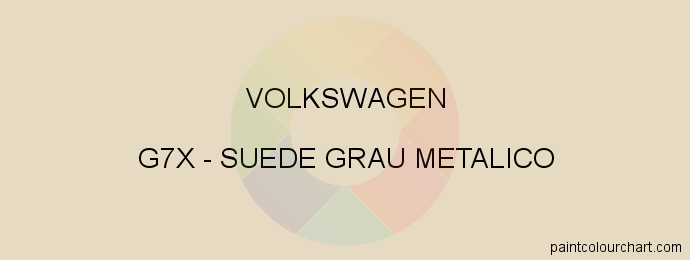 Volkswagen paint G7X Suede Grau Metalico