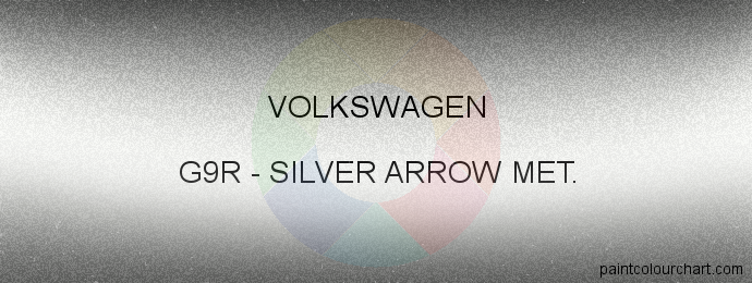 Volkswagen paint G9R Silver Arrow Met.