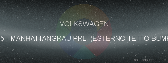 Volkswagen paint H1/15 Manhattangrau Prl. (esterno-tetto-bumper)