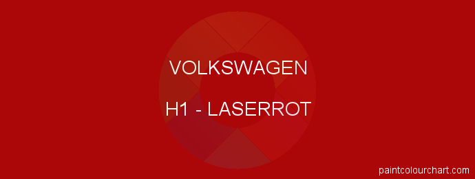 Volkswagen paint H1 Laserrot