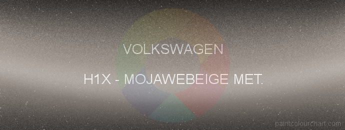 Volkswagen paint H1X Mojawebeige Met.