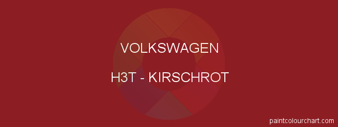Volkswagen paint H3T Kirschrot