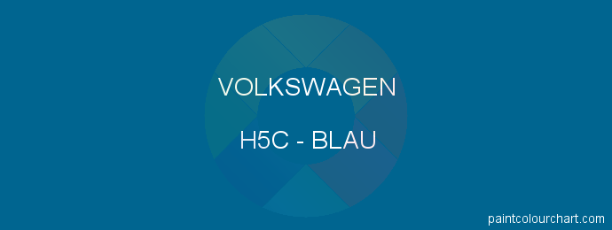 Volkswagen paint H5C Blau