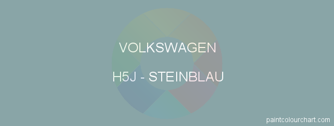 Volkswagen paint H5J Steinblau