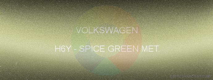 Volkswagen paint H6Y Spice Green Met.