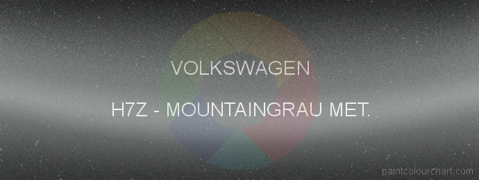 Volkswagen paint H7Z Mountaingrau Met.