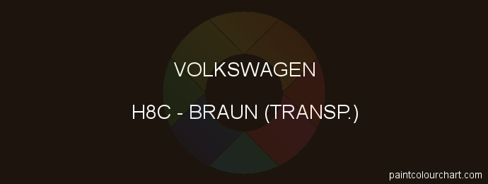 Volkswagen paint H8C Braun (transp.)