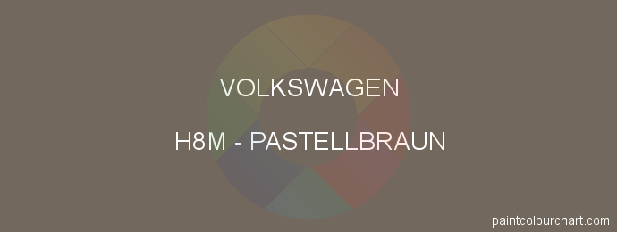 Volkswagen paint H8M Pastellbraun