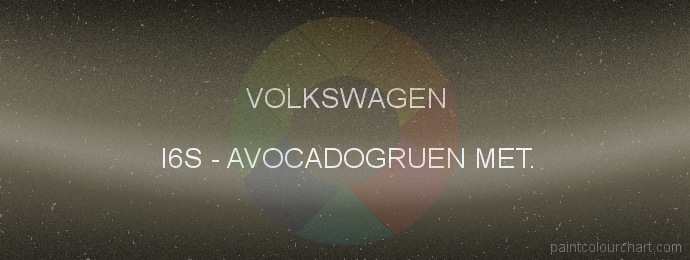 Volkswagen paint I6S Avocadogruen Met.