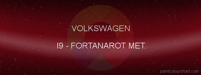 Volkswagen paint I9 Fortanarot Met.