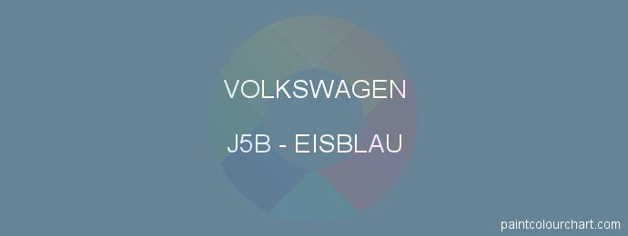 Volkswagen paint J5B Eisblau