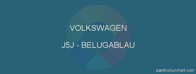Volkswagen paint J5J Belugablau