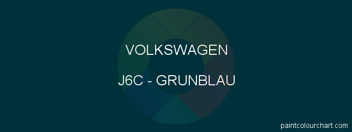 Volkswagen paint J6C Grunblau