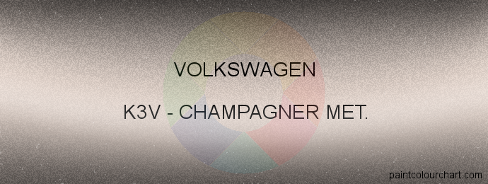 Volkswagen paint K3V Champagner Met.