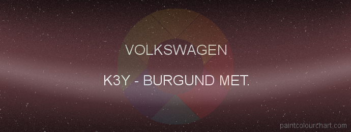 Volkswagen paint K3Y Burgund Met.