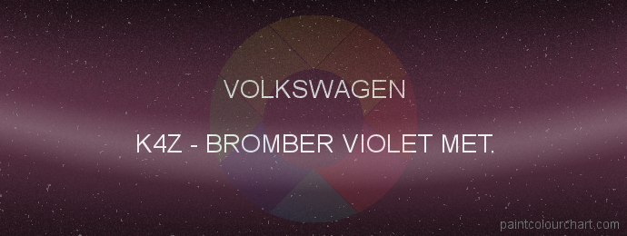 Volkswagen paint K4Z Bromber Violet Met.