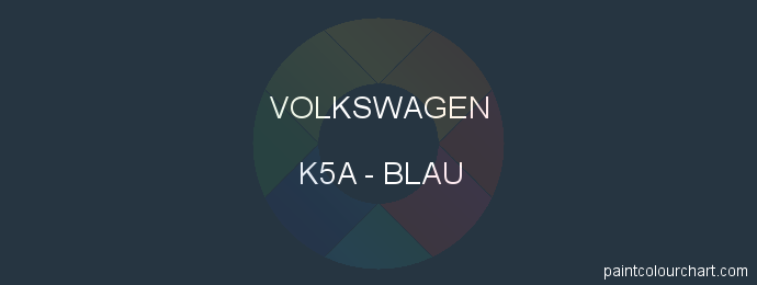 Volkswagen paint K5A Blau