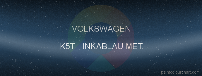 Volkswagen paint K5T Inkablau Met.