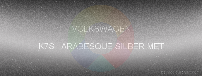 Volkswagen paint K7S Arabesque Silber Met.