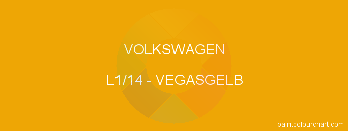 Volkswagen paint L1/14 Vegasgelb