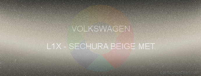 Volkswagen paint L1X Sechura Beige Met.