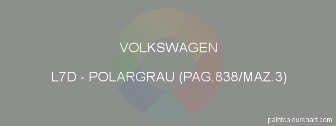 Volkswagen paint L7D Polargrau (pag.838/maz.3)