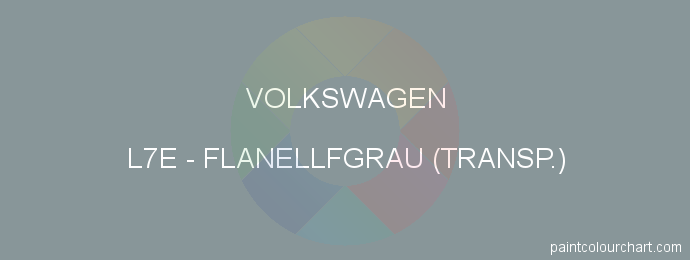 Volkswagen paint L7E Flanellfgrau (transp.)