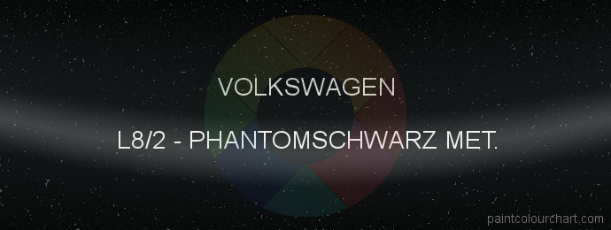 Volkswagen paint L8/2 Phantomschwarz Met.