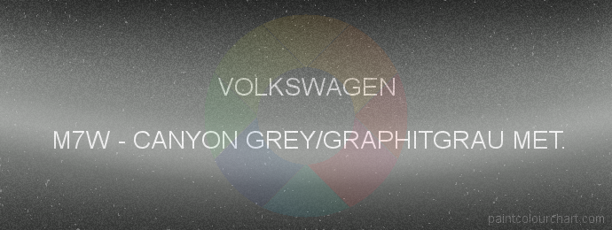 Volkswagen paint M7W Canyon Grey/graphitgrau Met.