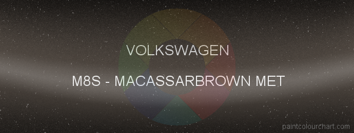 Volkswagen paint M8S Macassarbrown Met