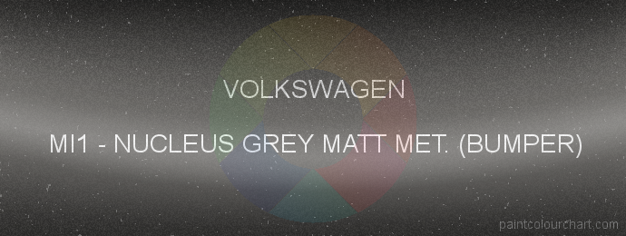 Volkswagen paint MI1 Nucleus Grey Matt Met. (bumper)