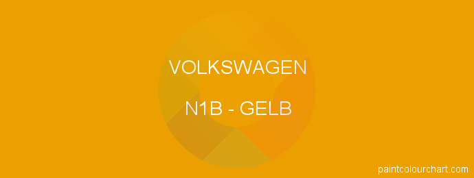 Volkswagen paint N1B Gelb