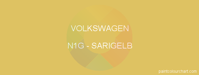 Volkswagen paint N1G Sarigelb