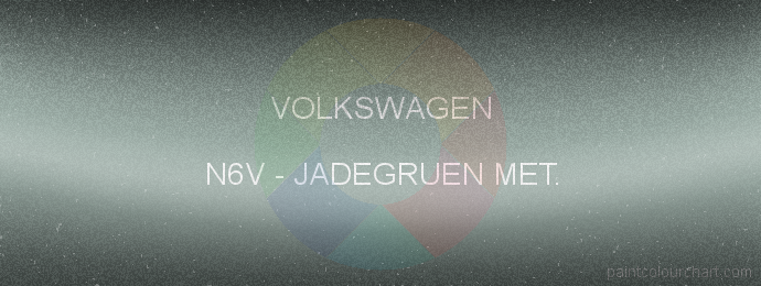 Volkswagen paint N6V Jadegruen Met.