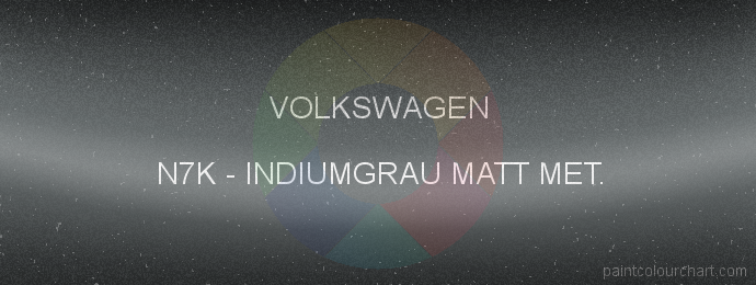 Volkswagen paint N7K Indiumgrau Matt Met.