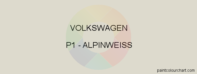 Volkswagen paint P1 Alpinweiss