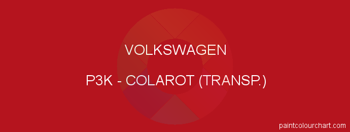 Volkswagen paint P3K Colarot (transp.)