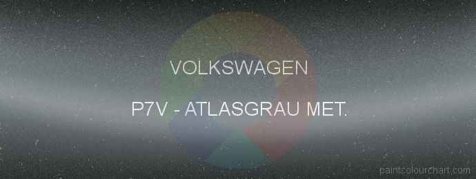 Volkswagen paint P7V Atlasgrau Met.