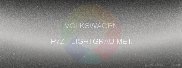 Volkswagen paint P7Z Lightgrau Met.