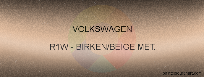 Volkswagen paint R1W Birken/beige Met.