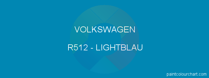 Volkswagen paint R512 Lightblau