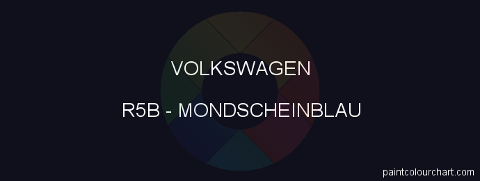 Volkswagen paint R5B Mondscheinblau