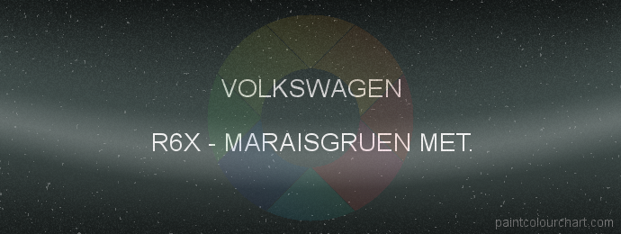 Volkswagen paint R6X Maraisgruen Met.