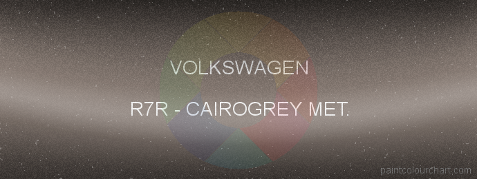 Volkswagen paint R7R Cairogrey Met.