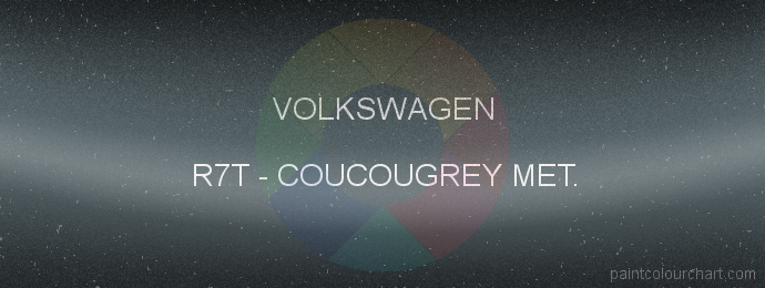 Volkswagen paint R7T Coucougrey Met.