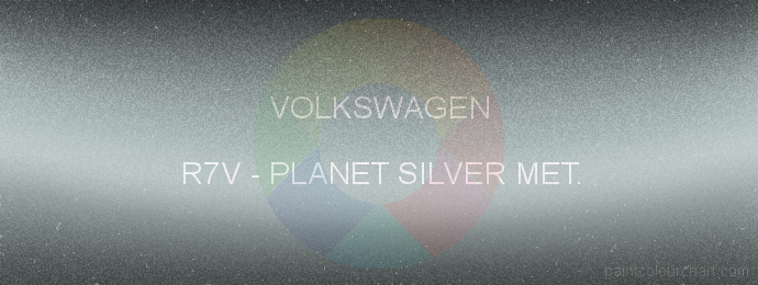 Volkswagen paint R7V Planet Silver Met.