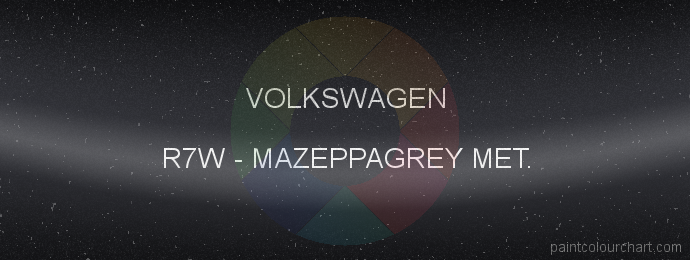 Volkswagen paint R7W Mazeppagrey Met.