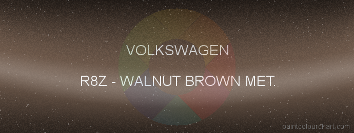 Volkswagen paint R8Z Walnut Brown Met.