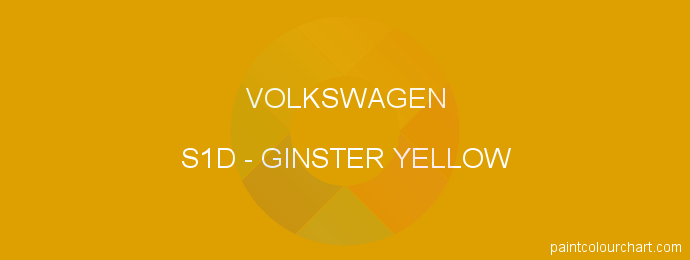 Volkswagen paint S1D Ginster Yellow