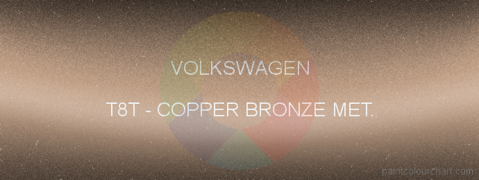 Volkswagen paint T8T Copper Bronze Met.